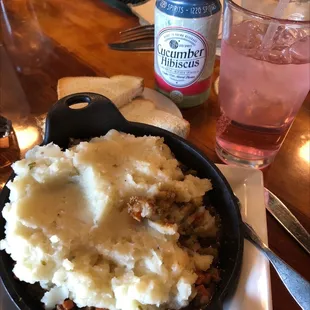 Shepherd's Pie &amp; Cucumber Hibiscus Spirits