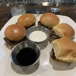 Prime Rib sliders