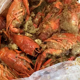 Crawfish - fresh but small, not in season