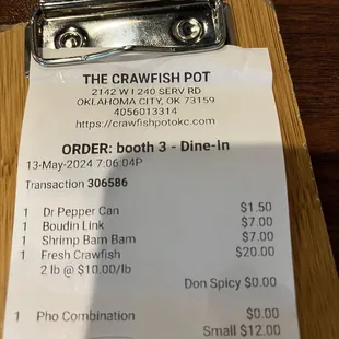 Receipt