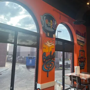 a view of the outside of the restaurant