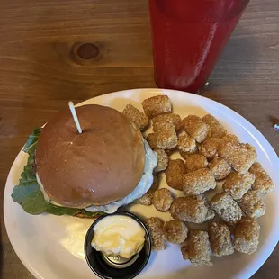 Mushroom Swiss burger