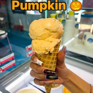 Pumpkin ice cream