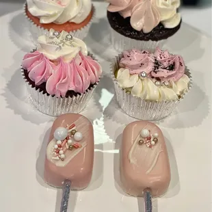 Strawberry, Chocolate Fudge, Red Velvet, Lemon Poppy + Raspberry &amp; Birthday Cake from Spilled Milk Company!