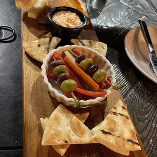 Hummus was good.