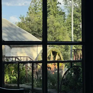 The view from the dining room