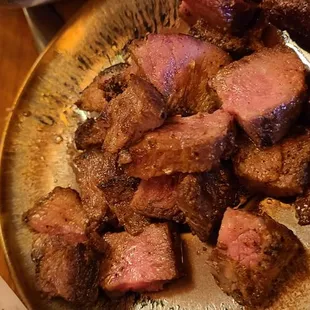 Side of steak for the mac n cheese