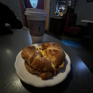 Sunrise Breakfast Sammie with ham