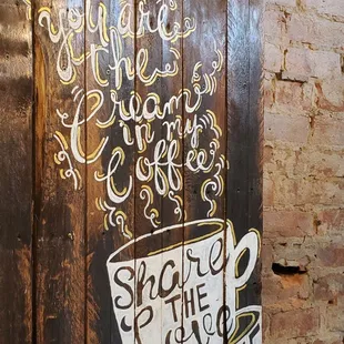 a cup of coffee