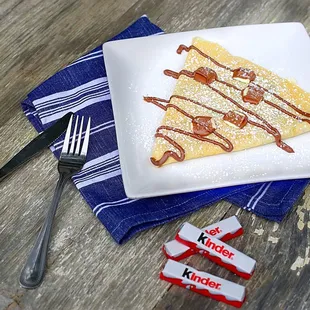 Kinder Nutella Crepe