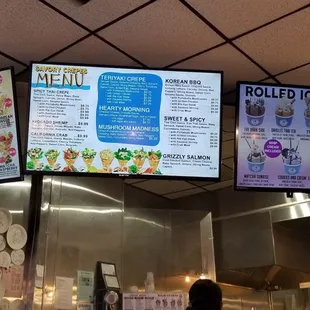 Menu board