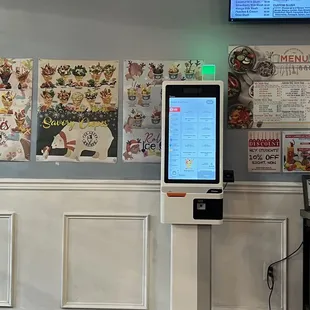 Self service kiosk (they have 2)