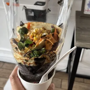 Korean BBQ Crepe with Rib-Eye Steak