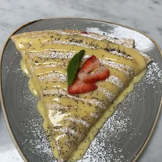 Lemon Curd Crepes