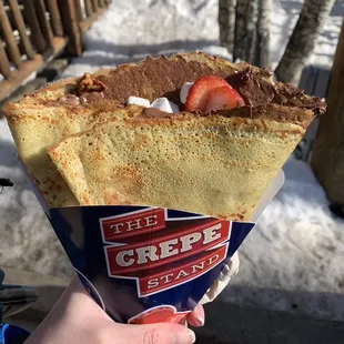 Chocolate, nutella, strawberry