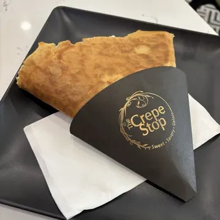 How your crepe is served