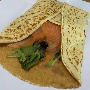Smoked Salmon Crepe