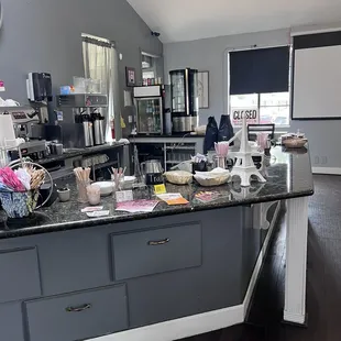 Coffee/ Tea Area workers located
