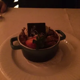 Cherry rhubarb cobbler