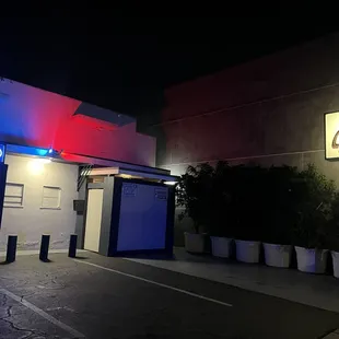 outside