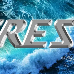 the crest of the ocean with the words crest