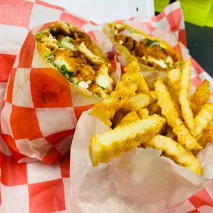 Crispy Chick Wrap Meal