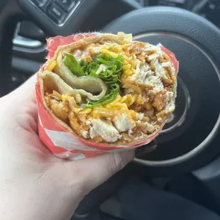 Chicken Crispy Chick Wrap Meal