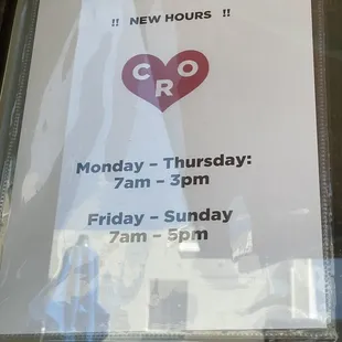 Hours March 2021