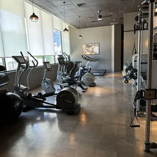 Gym area - equipment looked to be in good condition