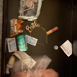 Items left from pervious guest.