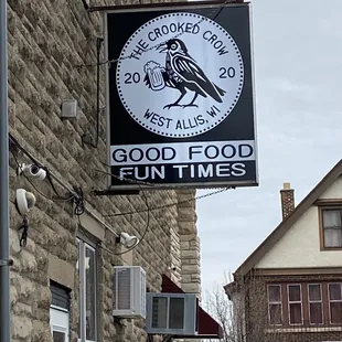 a sign for good food fun times