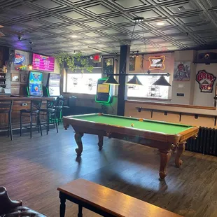 Pool and bar area