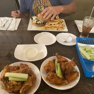 main course, and 2nd round of drinks