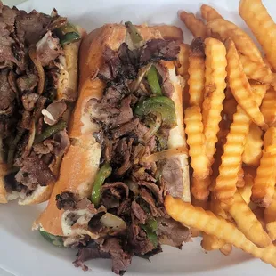 Philly Cheese Steak &amp; Fries