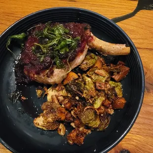 Pomegranate-Cranberry Chop! One of Tonight&apos;s specials!