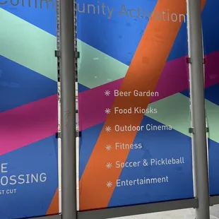 signage for community action