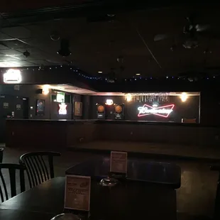 Pretty big bar. They have a stage for bands and darts. They also have pool tables.