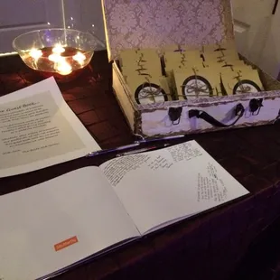 They let us choose our set up option, and they gave us ideas when we weren't sure.