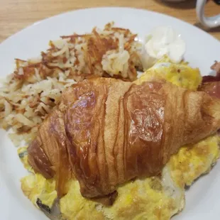 Breakfast croissant