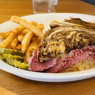 The best Reuben. House made corned beef.