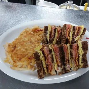 Breakfast Club and hashbrowns