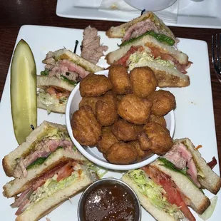 Ahi Tuna Club Sandwich