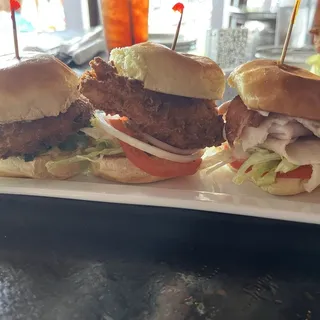 3 Fried Green Tomato Sliders