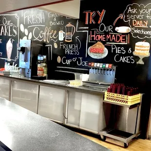 Counter and Blackboard