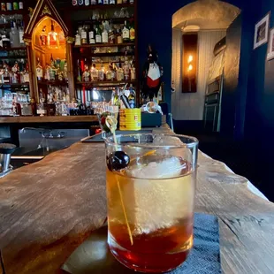Their signature old fashioned
