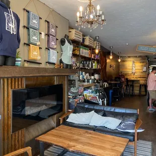 Inside of the coffee shop