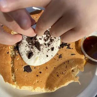 Oreo pancakes