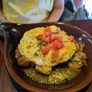 Green chili skillet.