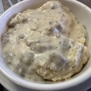 1/2 order of Biscuits and gravy