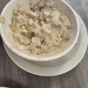 1/2 order of biscuits and gravy